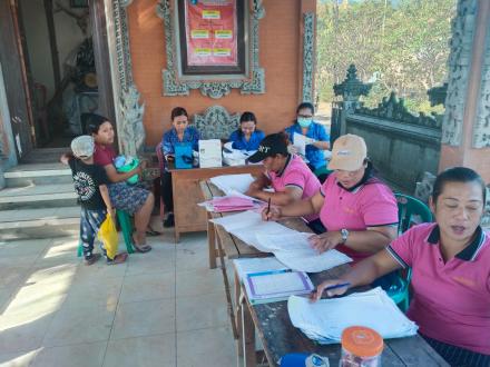 Kegiatan Posyandu Bakti Kumara Banjar Dinas Pangkungparuk,tanggal 11 Agustus 2026